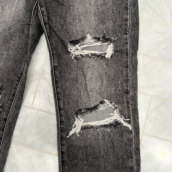 Bdg URBAN OUTFITTERS Slim Straight distressed high waisted button fly jeans 28 - Picture 10 of 12